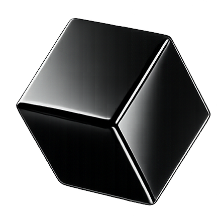 Floating cube shape